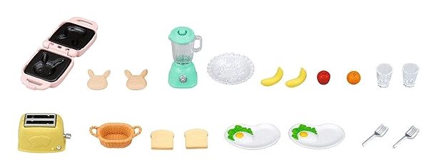 Figuren Sylvanian Families 5444 - Frühstücks-Set mit Toaster ...