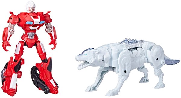 Figuren Transformers-Zweierpack mit Figuren von Arcee und Silverfang ...