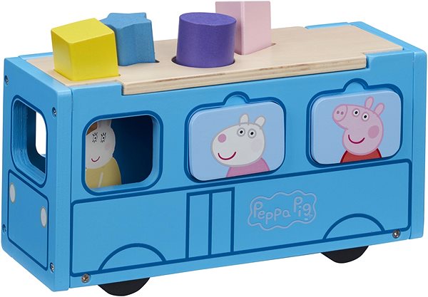 Kirakós játék Peppa Pig fa buszbetét Jellemzők/technológia