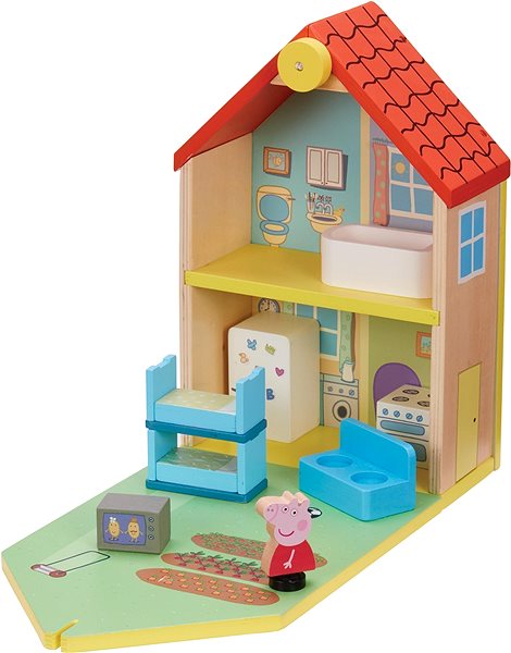 Figures PEPPA PIG Wooden Family House with Figures and Accessories Screen