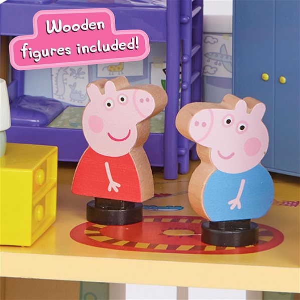 Figures PEPPA PIG Large Wooden House with Light and Sound Features/technology