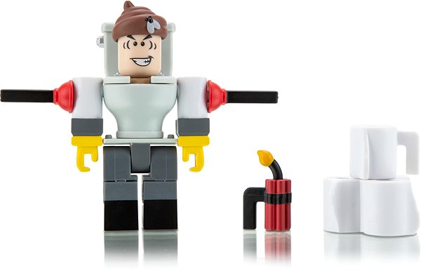 Figures ROBLOX ACTION Figure (Mr. Toilet) W9 + 3 Accessories Package content