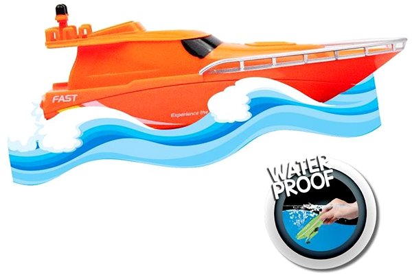 RC loď na ovládanie Siva Mini Racing Yacht oranžová ...