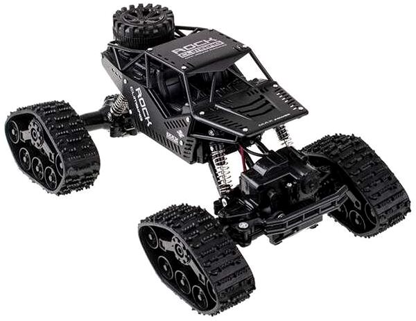 RC auto S-Idee Strong Climbing Car 4 WD METAL RTR čierny Lifestyle