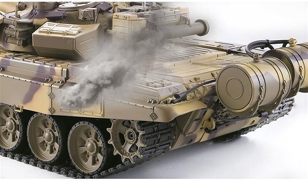 RC tank na ovládanie Torro Tank T-90 BB+IR RTR súpravou s Li-ion Aku ...