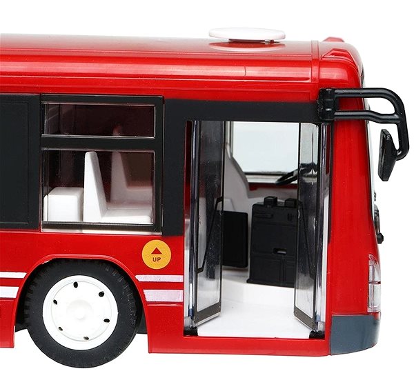 RC auto Ata Městský autobus s otevíracími dveřmi 33cm červený Vlastnosti/technologie