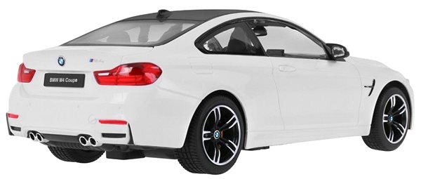 RC auto Kik BMW M4 Coupe Rastar biele Bočný pohľad