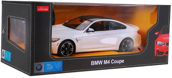 Kik BMW M4 Coupe Rastar White RC Car