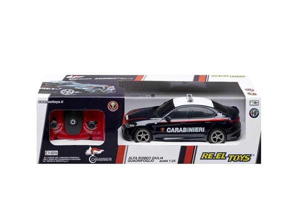 RC auto RE.EL Toys Alfa Romeo Giulia Carabinieri RC 1 : 24 Obal/škatuľka