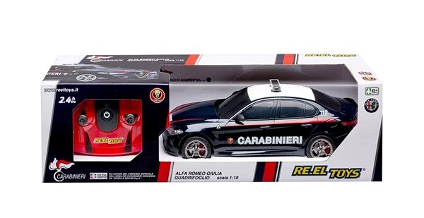 RC auto RE.EL Toys Alfa Romeo Giulia Carabinieri RC 1 : 18 Obal/škatuľka