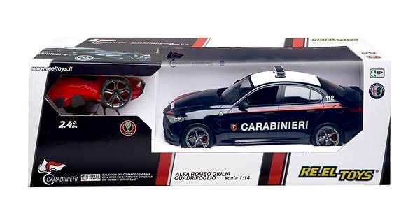 RC auto RE.EL Toys Alfa Romeo Giulia Carabinieri RC 1:14 Obal/škatuľka