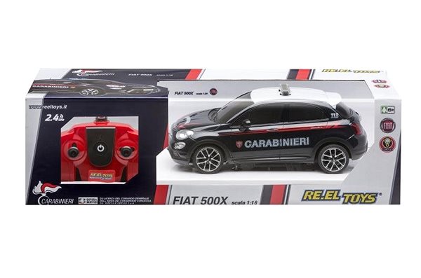 RC auto RE.EL Toys FIAT 500x Carabineri RC Obal/škatuľka