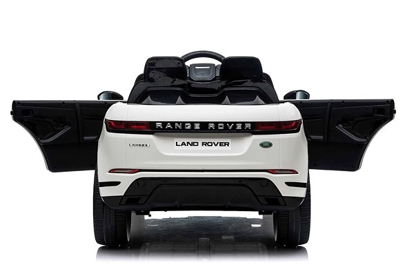 Elektromos autó gyerekeknek Range Rover Evoque - fehér Hátoldal