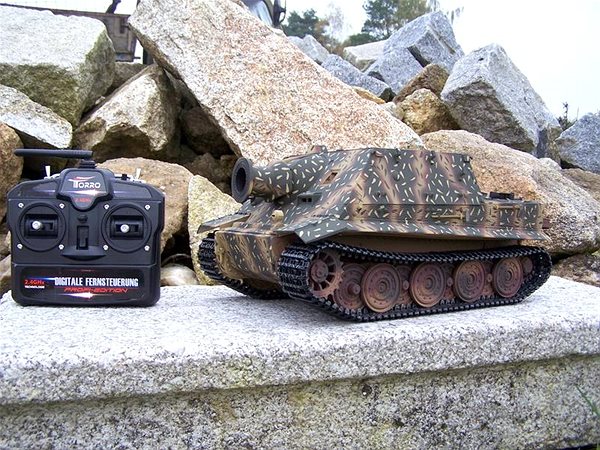 RC tank Torro Sturmtiger 1:16 InfraRed 2.4 GHz maskovaný - Profi Edice ...
