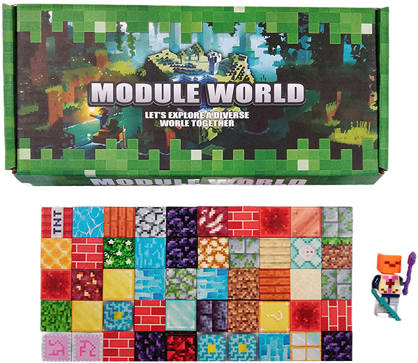 Toybit Magnetic Construction Set Minecraft Special blocks 51 pcs.