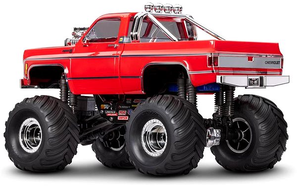 RC auto Traxxas TRX-4MT Chevrolet K10 1979 1:18 RTR červený ...