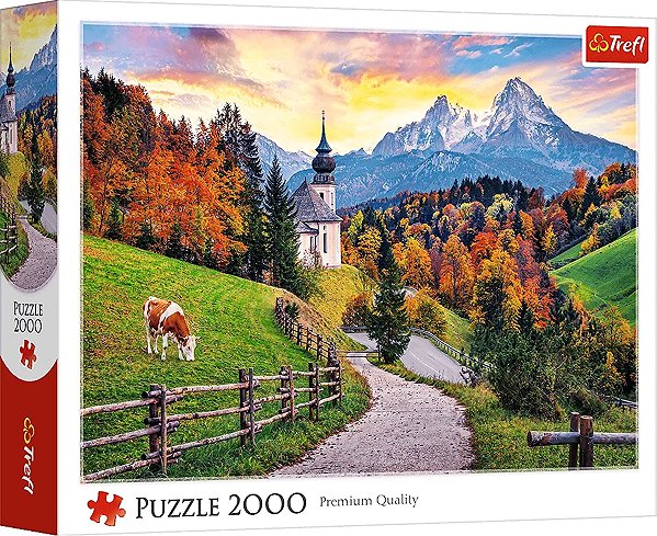 TREFL Puzzle Autumn in the Bavarian Alps 2000 pieces puzzle.