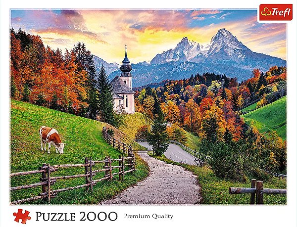 TREFL Puzzle Autumn in the Bavarian Alps 2000 pieces puzzle.