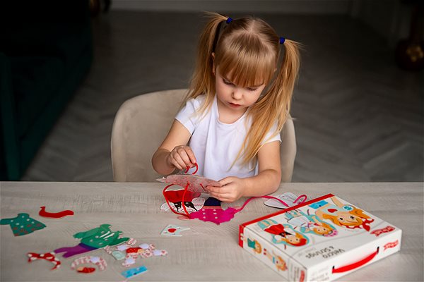 Far Far Land Velcro & strings Dress up! shape sorter.