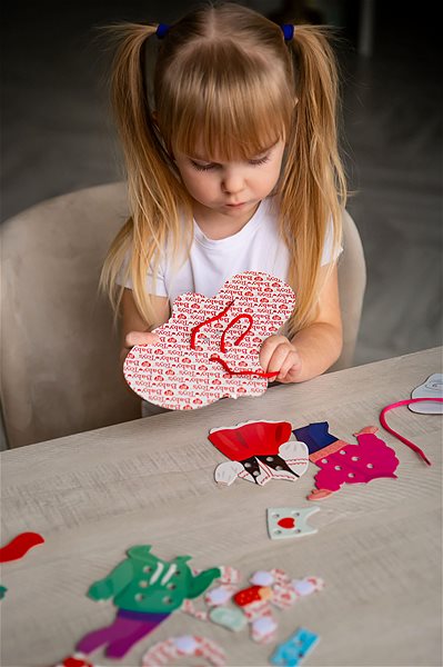Far Far Land Velcro & strings Dress up! shape sorter.