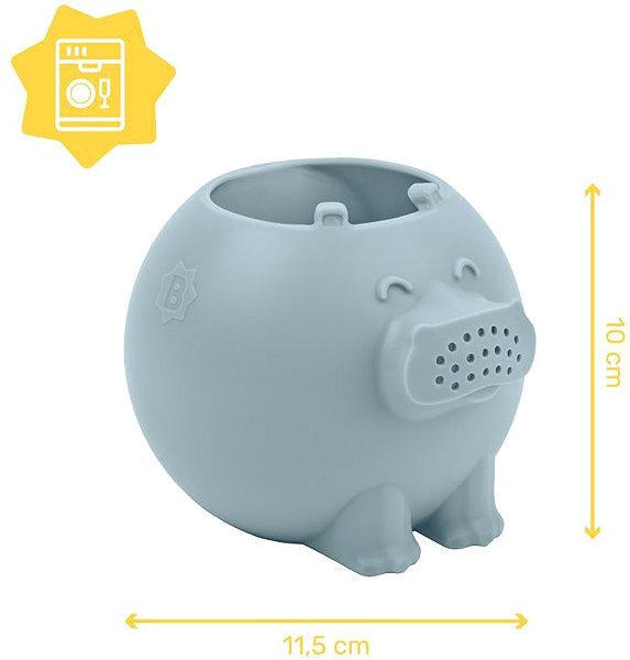 Badabulle Silicone water toy - Hippo .
