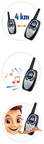 Dětská vysílačka Buki France Walkie Talkie 4 km  ...