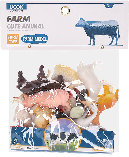 Figures Wiky Animals farm figures 10 cm, 12 pcs ...