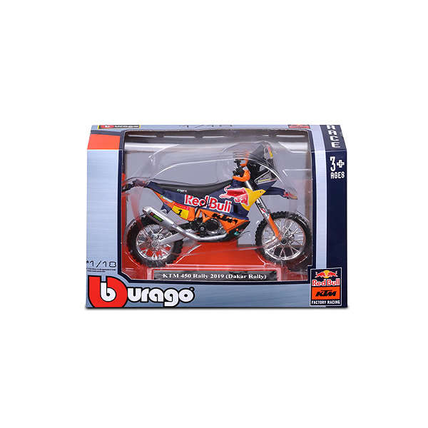 Model auta Bburago 1:18 Cycle Red Bull KTM Rally Dakar 2019 ...