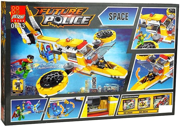 Építőjáték Future Police Space 335 darab Csomagolás/doboz