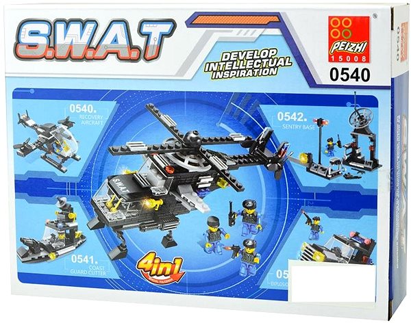 Bausatz S.W.A.T. Rettungshubschrauber - 96 Teile Verpackung/Box