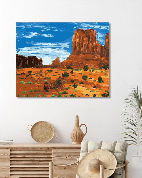 Maľovanie podľa čísel Arizona národný park, 80 × 100 cm, plátno napnuté na rám ...
