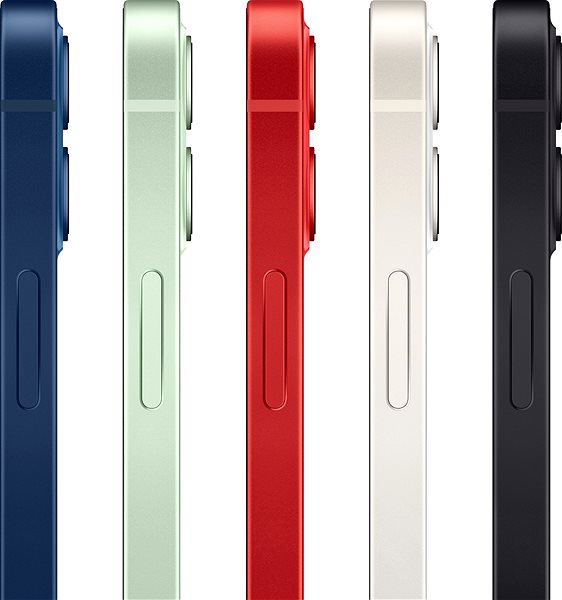 Handy iPhone 12 Mini 256GB lila Seitlicher Anblick