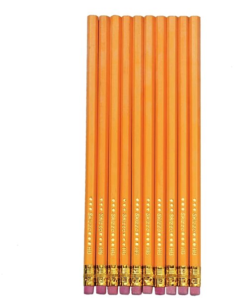 Ceruzka HERLITZ HB šesťhranná s gumou – balenie 10 ks ...