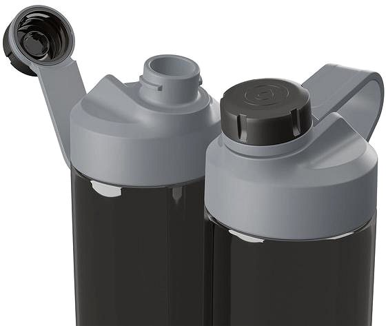 Fľaša na vodu HidrateSpark TAP – Inteligentná fľaša s kontrolou pitného režimu, 710 ml, čierna ...