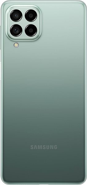 Mobiltelefon Samsung Galaxy M53 5G zöld Hátoldal