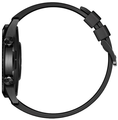 Smart hodinky Huawei Watch GT 2 46 mm Black Strap Bočný pohľad