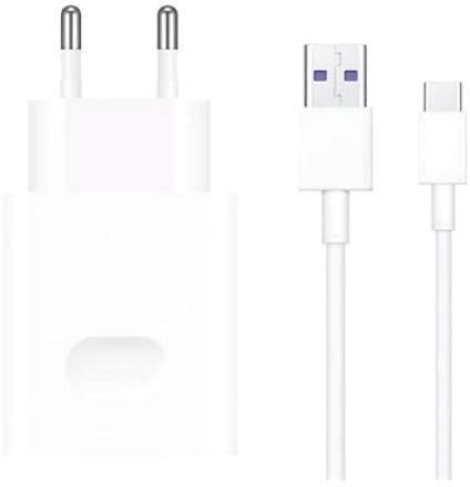 AC Adapter Huawei Original Travel Charger CP404 including USB-C Cable, White Features/technology