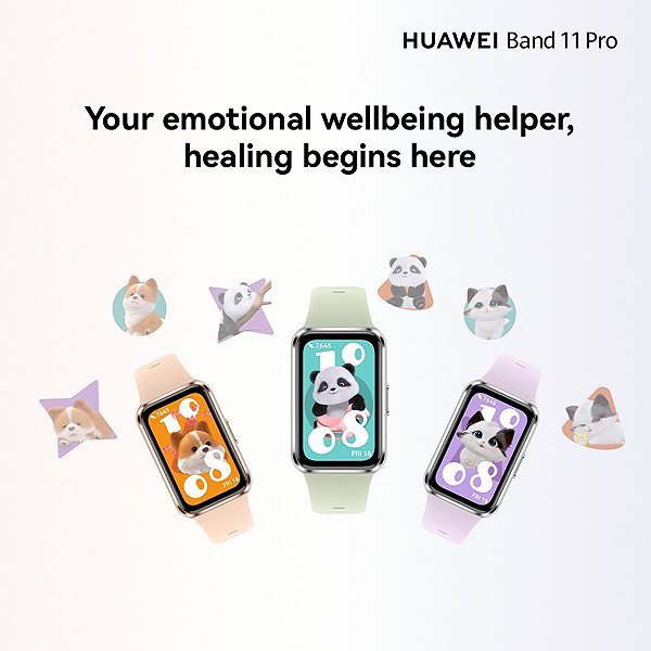 Fitnesstracker Huawei Band 11 Pro GPS Blue ...