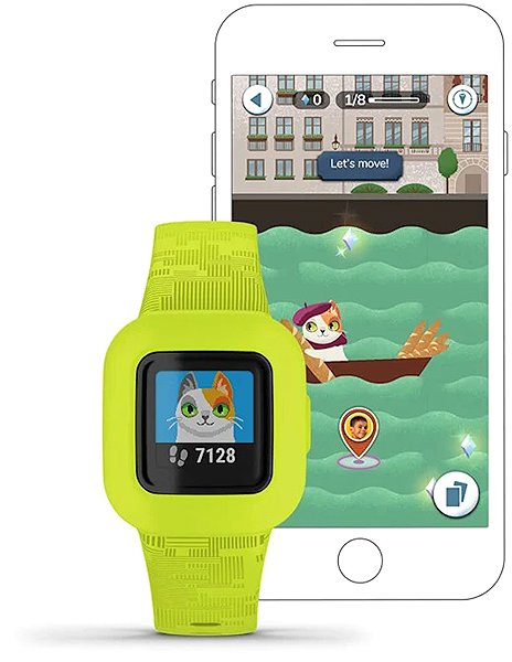 Fitness Tracker Garmin vívofit junior3 Green ...