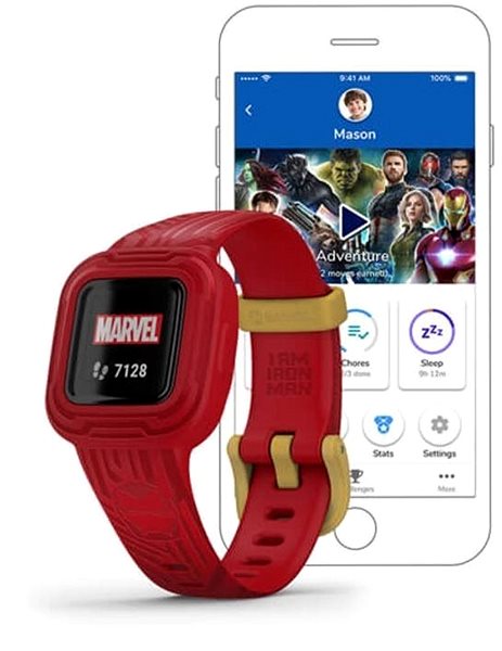 Fitness Tracker Garmin vívofit junior3 Iron Man Features/technology