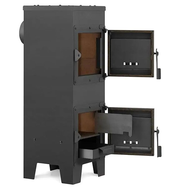 Fireplace stove HUKA HK-0152 Fireplace with fireclay .