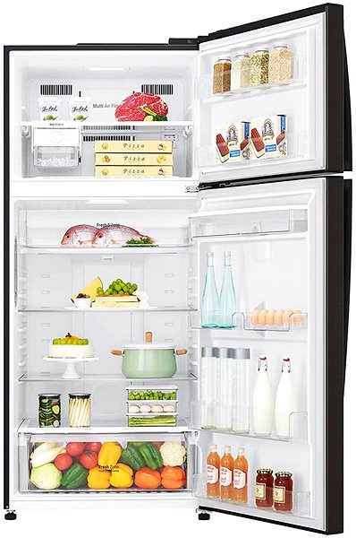 Refrigerator LG GTF744BLPED .