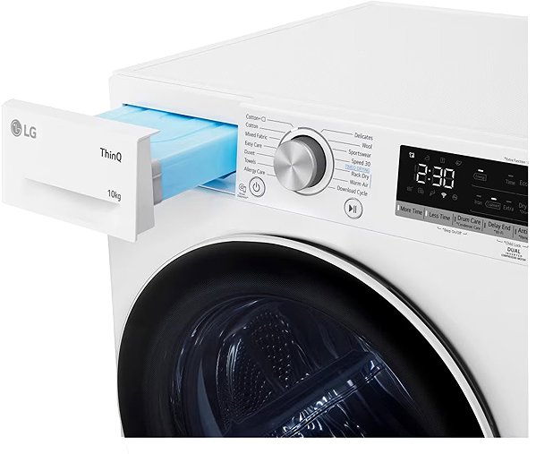 LG RH10V9AV4W tumble dryer.
