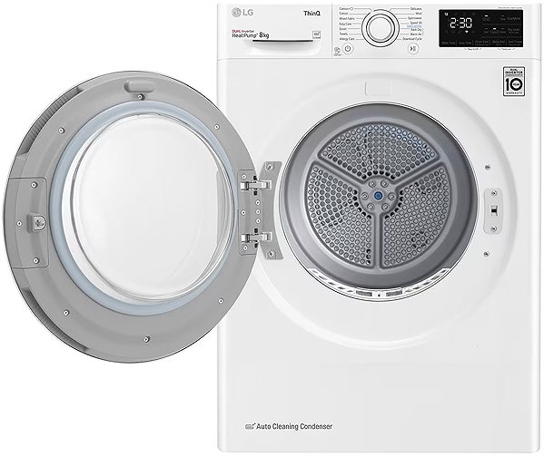 LG RH80V3AV6N tumble dryer.