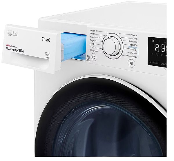 LG RH80V3AV6N tumble dryer.