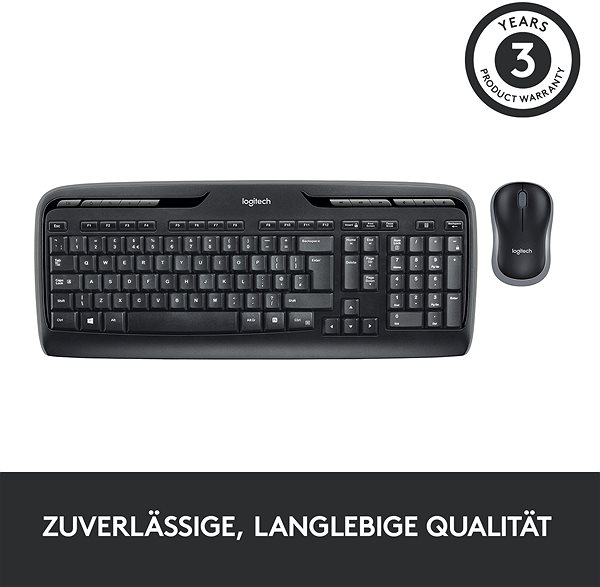 Keyboard and Mouse Set Logitech Wireless Combo MK330 - DE ...