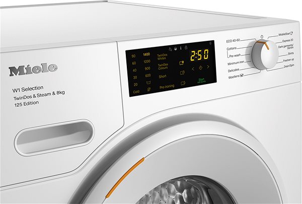 Mosógép MIELE WSB683WCS D LW TDos & Steam 8 kg - 125 Gala Edition ...