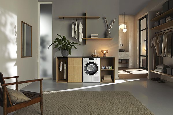 Clothes Dryer MIELE TSF 763WP EU1 LW EcoSpeed&8kg ...
