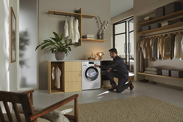 Clothes Dryer MIELE TSF 763WP EU1 LW EcoSpeed&8kg ...