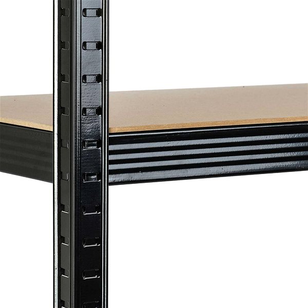 Shelving Unit Humberg Metal shelf 150 × 75 × 30 cm black ...